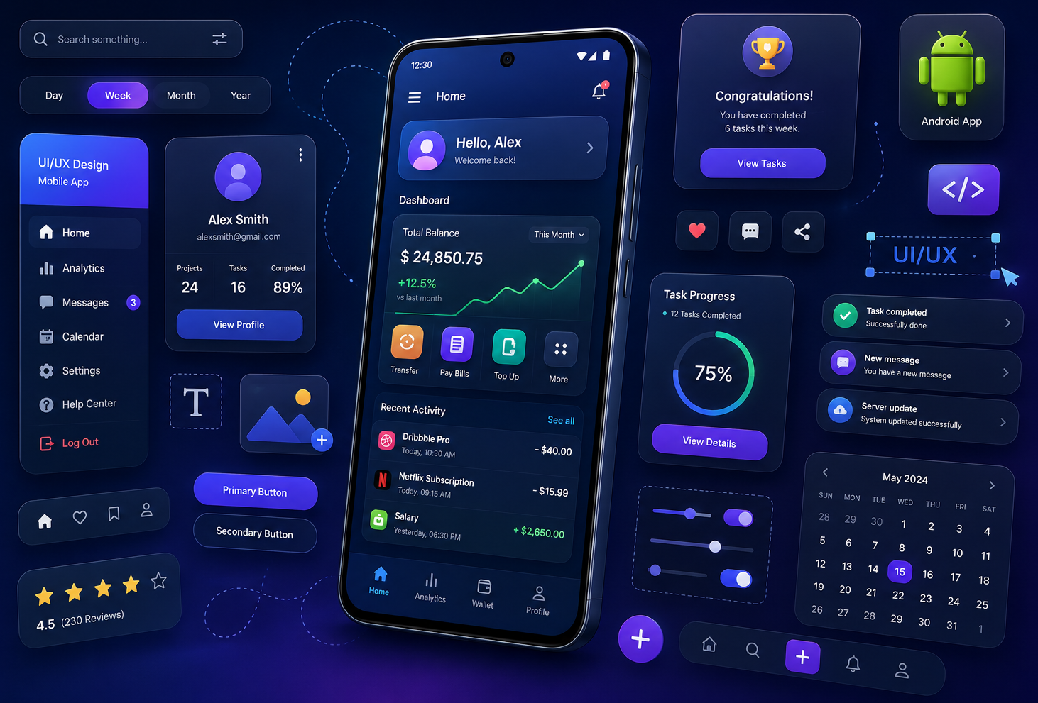 Android App UI Design
