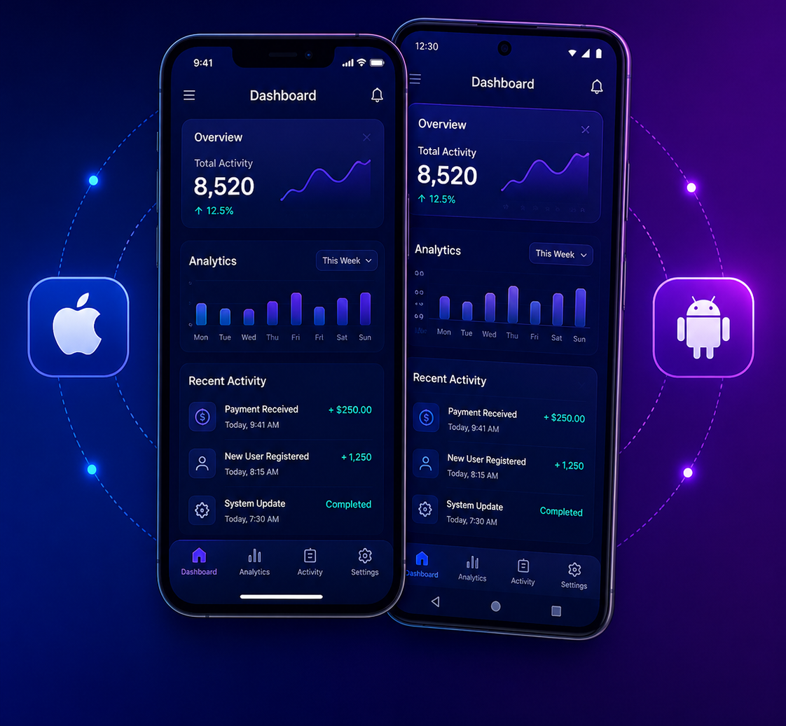Cross Platform Mobile App UI Design Services
